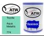 Preview: Toyota, Aqua Metallic, 774: 500ml Lackdose, von ATW Autoteile West.